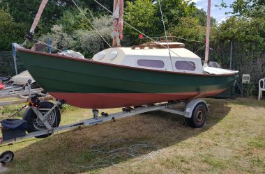 Wooden Drascombe Cruiser Longboat Year 1978